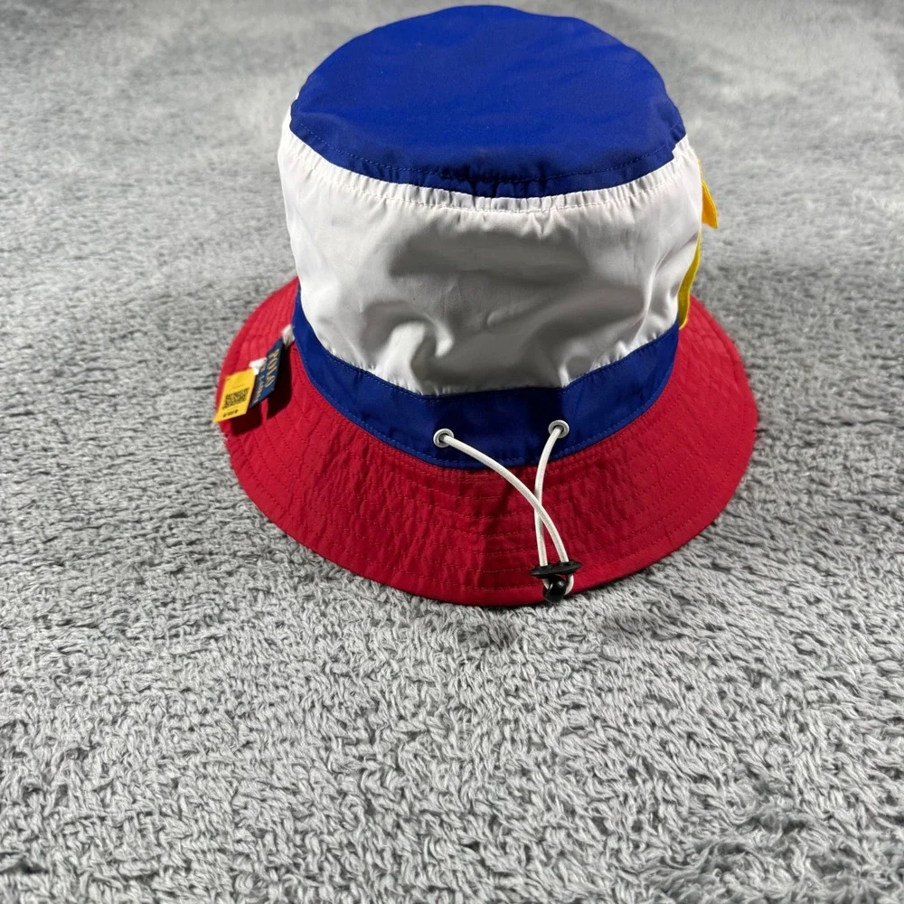 Polo Ralph Lauren Bucket Hat Mens L/XL Multicolor Reversible Colorblock Spellout